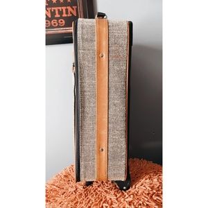 Vintage Fifth Avenue Tweed Luggage